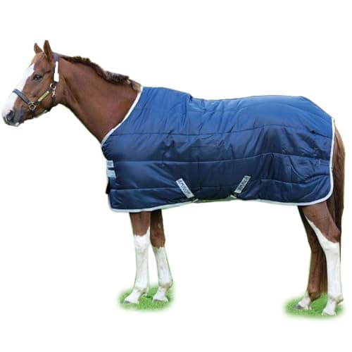 Image of Horseware Amigo Insulator Pony Stable Blanket –Navy/Silver, Medium Size, 200 g, LEPSDNSNCS2588, - Bleu marine/gris, Taille 160