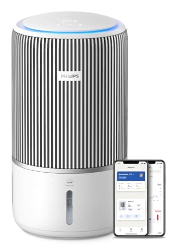 Image of Philips 3400 Series 2-in-1 Air Purifier and Humidifier, HEPA NanoProtect + Active Carbon Filter, Hygienic Humidification at 650ml/h, CADR 300m³/h for 78m² (AC3420/10)