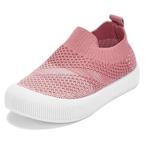Image of Baby Shoes Mesh Breathable Non-Slip First Walking Shoes for Girls Infant Prewalker Soft Sneakers(Pink, tag23/2-2.5years)