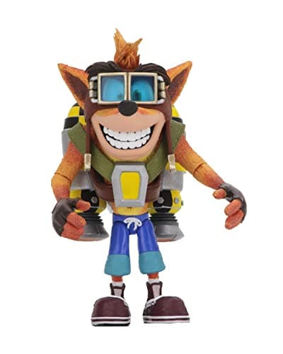 Image of NECA Crash Bandicoot - Crash with Jetpack Deluxe Action Figure (14cm)