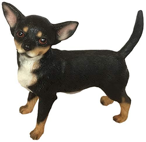 Image of The Leonardo Collection Chihuahua Dog Ornament, Black, Tan and White, 11x6x11cm, LP41668