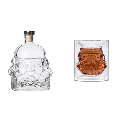 Image of Thumbs Up Original Stormtrooper Decanter, Transparent, For Whisky, Bourbon & Scotch Original Stormtrooper Glass, 8.5 x 9.3 x 9 cm, Transparent, STMTRPGLS