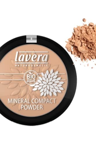 Image of lavera Mineral Compact Powder ∙ Colour Honey ∙ Vegan ✔ Organic Skin Care ✔ Natural & Innovative Make up ✔ Colour Cosmetics