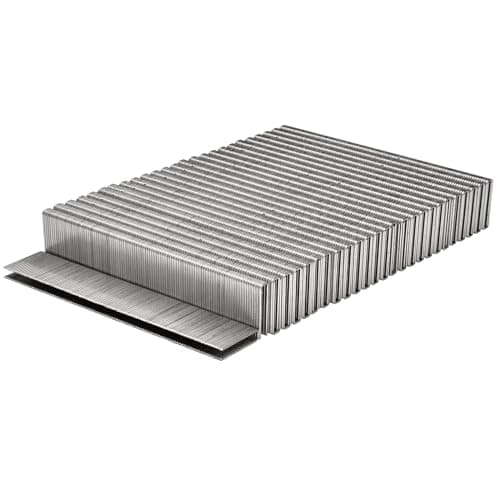 Image of Draper 13133 Type-90 Staples, 25mm, Pack of 5000-13133 - Galvanised Steel Narrow Crown, Heavy Duty