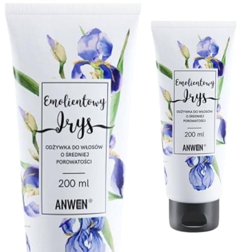 Image of Anwen Emollient iris. Hair conditioner for medium porosity 200ml