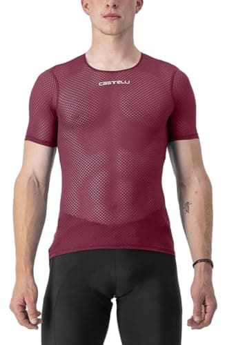 Image of CASTELLI 4523022-421 PRO MESH 2.0 Short Sleeve Men's T-Shirt Bordeaux L