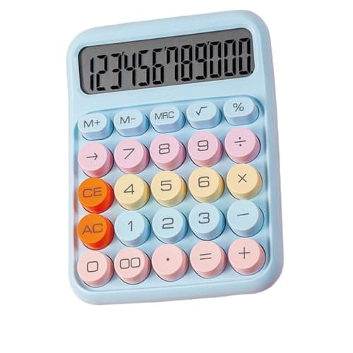 Image of Portable Clear Calculator with Big Buttons, 10-Digit LCD Display for Daily & School Tasks (114 Chars) Multifunctional Scientific Calculator