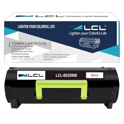 Image of LCL Toner Cartridge Replacement for Lexmark B232000 for Lexmark B2546 B2546dw B2650 B2650dn B2650dw MB2338 MB2338adw MB2442 MB2442adwe MB2546 MB2546ade MB2546adwe MB2650 MB2650ade MB2650adwe (1 Black)