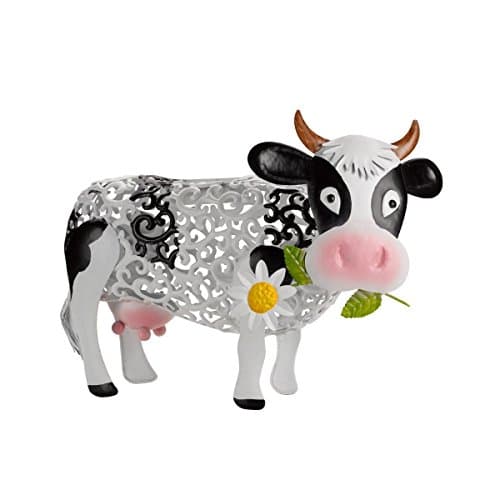 Image of Smart Solar Daisy The Cow Silhouette Solar Garden Light
