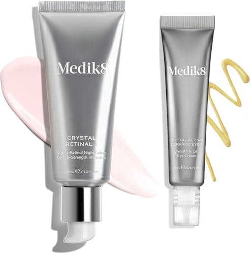 Image of Medik8 Crystal Retinal 1 (30ml) & Ceramide Eye 3 (15ml) - Age-Defying Retinal Night Serum & Eye Cream