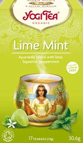 Image of Yogi Tea Lime Mint Tea Bags, 30.6g