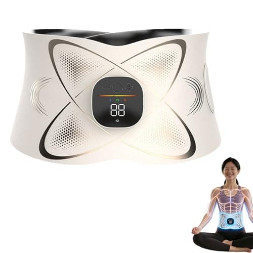 Image of Ems Abs Stimulator with Heat Function,Required Ab Toning Belt for Men & Women,3 Heating Levels and 16 Modes, Abs Stimulator for Men Women Stomach Flattener for Full Body Ab/Arm/Hip Trainer