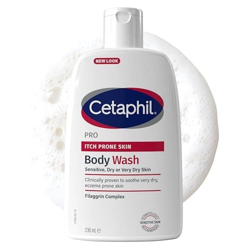 Image of Cetaphil PRO, Itch Prone Skin, Body Wash, Cleansing Wash for Sensitive, Dry or Very Dry Skin & suitable for Eczema-prone Skin, 236ml, Packaging May Vary