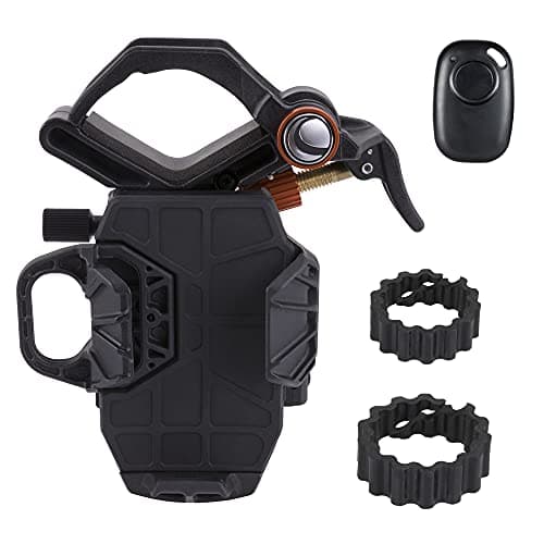 Image of Celestron 81057 NexYZ DX 3-Axis Smartphone Adapter Kit with Bluetooth Shutter Remote - Capture Images and Video Through Your Telescope, Spotting Scope, Binoculars, Monocular and Microscope, Black