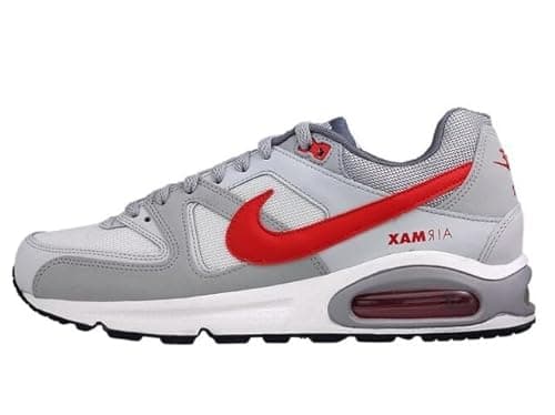Image of NIKE Air Max Command Men's Trainers Sneakers Shoes 629993 (White/Pure Platinum/Cool Grey/University Red 106) UK7.5 (EU42)