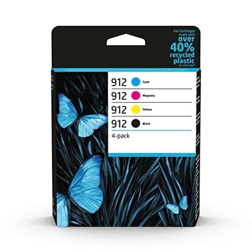 Image of HP 912 Set of 4 Original Ink Cartridges for OfficeJet Pro 8010 8010e 8012 8014 8015 8020 8020e 8022 8023 8024 8025 Printers, Pack of 4
