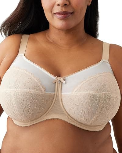Image of Wacoal Women's Retro Chic Underwire Bras, Toast, 32DD UK