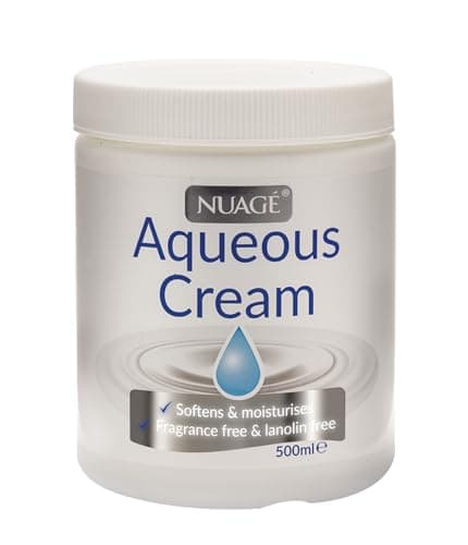Image of Nuagé Aqueous Cream 500ml | Moisturising Cream for Softening and Hydrating Skin Fragrance & Lanolin Free - Dermatologically Tested