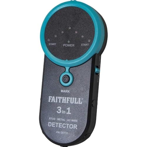Image of Faithfull FAIDET31 3-in-1 Detector Stud, Metal and Live Wire