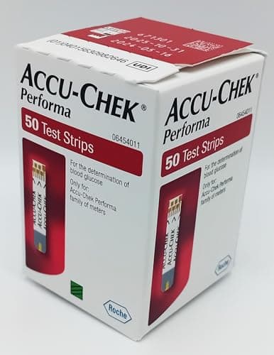 Image of Performa Test Strips - Box of 50 | Accurate and Easy Blood Glucose Monitoring | Quick-Reading Test Strips