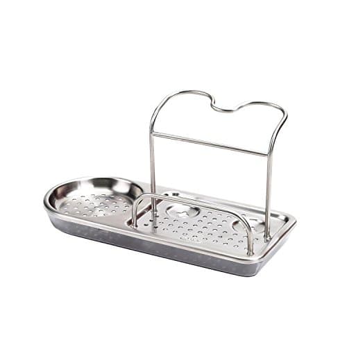 Image of OXO Good Grips Stainless Steel Sink Organizer with Brush Holder
