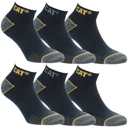 Image of CAT Caterpillar Men's Work sneaker socks Blue Size 6-9