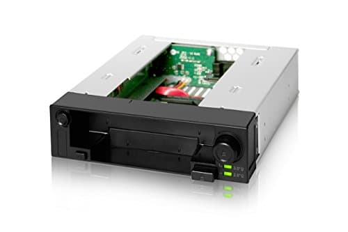 Image of ICY DOCK DuoSwap MB971SP-B 5.25 Inch Hot Swap Drive Caddy / Docking for 2.5 Inch & 3.5 Inch SATA Hard Drive/SSD