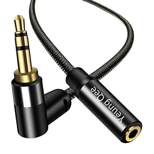 Image of Yeung Qee 3.5mm Male to Female Extension Stereo Audio Cable 10M, AUX Audio Headphone Extension Cable Stereo Jack Cord for Phones, Headphones, Speakers, Tablets, PCs and More (10m)