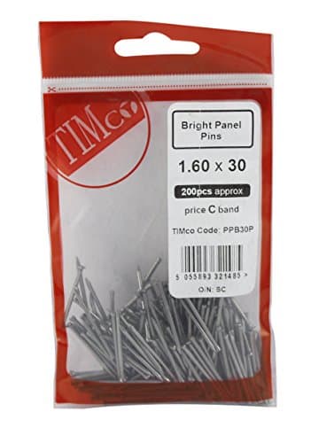 Image of TIMCO Bright Panel Pins - 30 x 1.60 - Bag of 200