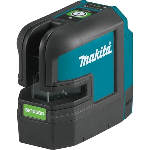 Image of Makita SK105GDZ 12V Max Li-Ion CXT Green Cross Line Laser Supplied in A Carry Pouch - Batteries and Charger Not Included