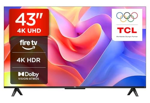 Image of TCL 43PF650K 43-inch 4K Ultra HD, HDR TV, Smart LED Fire TV (Dolby Vision, Dolby Atmos, DTS, HDR 10, Alexa built-in, Airplay2, Miracast)
