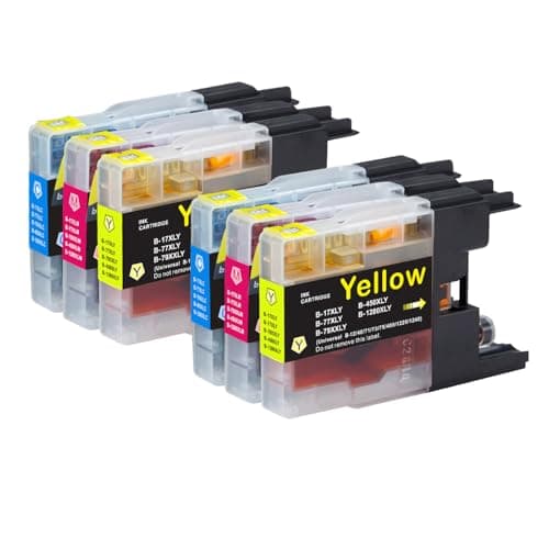Image of 2 Go Inks C/M/Y Set of 3 Ink Cartridges to replace Brother LC1280XL C/M/Y Compatible/non-OEM for Brother MFC Printers (6 Inks), High Capacity
