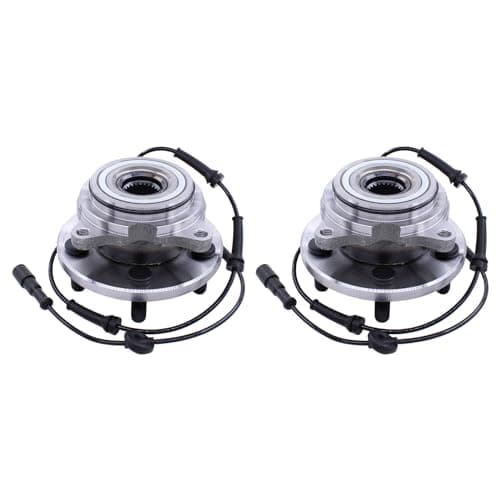 Image of HouYeen Pack of 2 Front Left or Right Wheel Bearing Hub with ABS Sensor for Land Ro-ver Discovery 2 2.5 Td5 4.0 V8