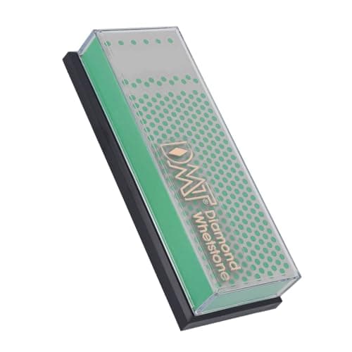 Image of DMT 6-in. Machinist Diamond Whetstone in Plastic Box Extra-Fine Knife Sharpener - Green, N/A