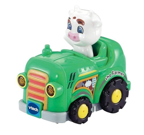 Image of VTech Toot-Toot Drivers Colin Cow the Farmer, Interactive Toddlers Toy, Pretend Play with Lights and Sounds, Gift For Ages 12 Months, 2, 3, 4+ Years, English Version