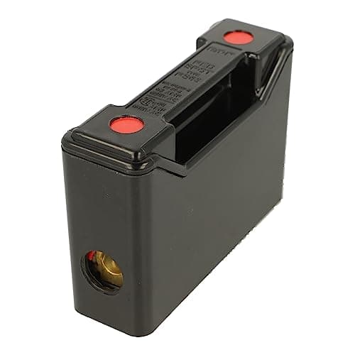 Image of RS63HFTG | RS63H | 402190 | BUSSMANN (GE) FUSE HOLDER, RED SPOT 63A FRONT CONNECTED BLACK