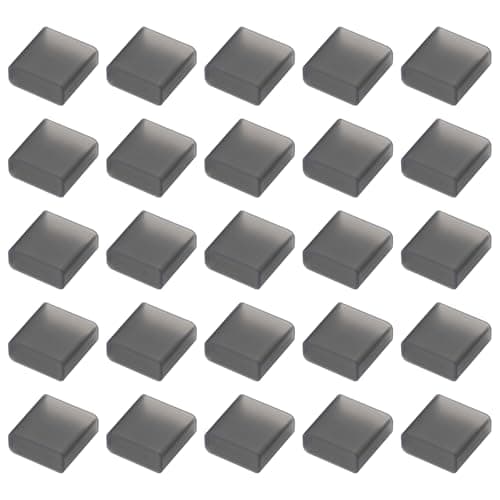 Image of sourcing map 60pcs USB 2.0 Port Cap Cover Anti Dust Silicone Protector for USB Male USB Data Cable, Clear Black