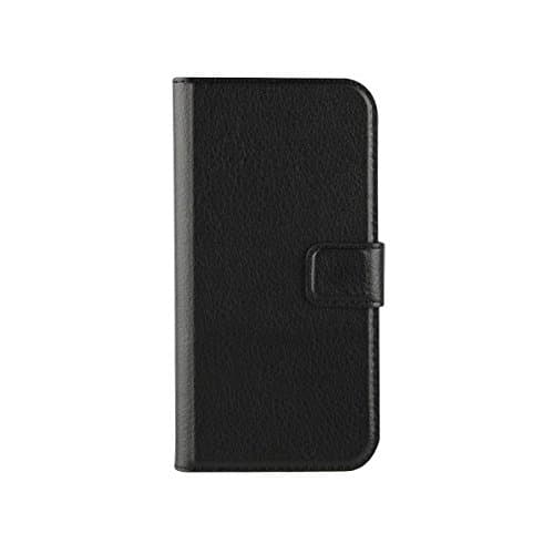 Image of XQISIT 17879 Slim Faux Leather Wallet Case for HTC One M8 Mini Black