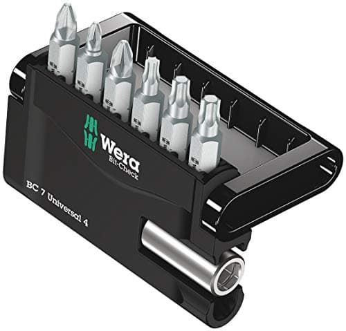 Image of Wera 05135810001 Bit Check Set 7 Universal 4 Pack of 1