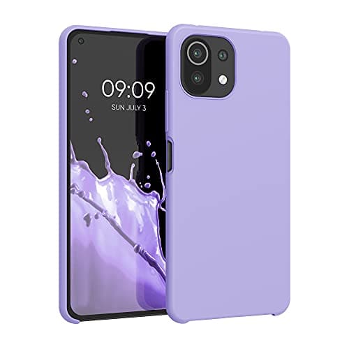 Image of kwmobile Case Compatible with Xiaomi 11 Lite (5G) NE/Mi 11 Lite (5G) Case - TPU Silicone Phone Cover with Soft Finish - Lavender