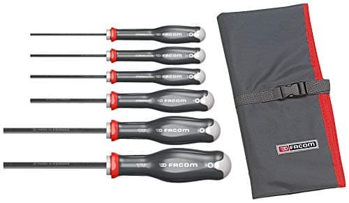 Image of FACOM ATWHH.JT6 Set of 6 PROTWIST Screwdrivers with 6-Sided Perforations