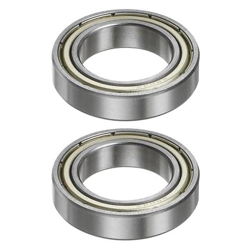 Image of TA-VIGOR 2Pcs 6804ZZ Deep Groove Ball Bearings, Z2 20mm x 32mm x 7mmDouble Sealed Industrial Bearings, Chrome Steel Skateboard Bearings for Motor Electrical Instrument Equipment