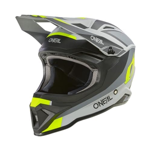 Image of O'NEAL | Motocross Helmet | MX Enduro | ABS Shell, Comfort Lining, Vents for Optimal Ventilation & Cooling | 1SRS Helmet Stream V.24 | Adult | Black Neon Yellow | Size XXL