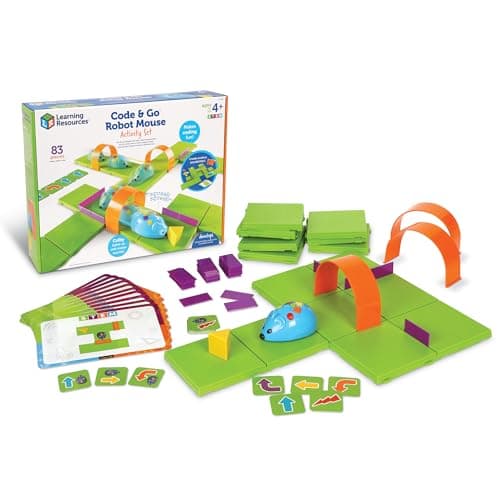 Image of Learning Resources Mickey Robot Code & Go Activity Set - 4 Years + Coding for Kids, STEM Introduction, Visual Programming with Sequences and Mazes