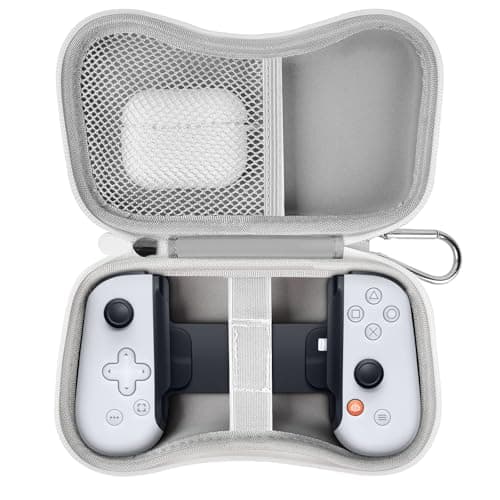 Image of casmilee Case for Backbone One Mobile Gaming Controller 2nd Gen/1st Gen, Handheld Gaming Console Portable Travel Holder for Cables Power Bank Accessories- Box Only