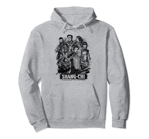 Image of Marvel Shang-Chi Inked Poster Pullover Hoodie