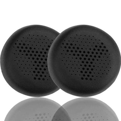 Image of ACCIUK Replacement Ear Pads, Compatible with AKG Y500 Headphones. New Soft Protein Leather Combined with high-Density Memory Foam, Replacement Ear Pads 1 Pair (Black)