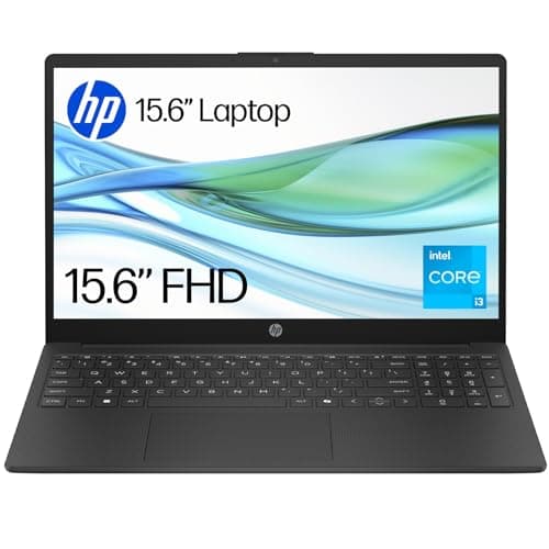 Image of HP 15.6" Laptop | Intel Core i3-N305 Processor | 8 GB RAM | 256 GB SSD | Intel UHD Graphics | FHD Display | Windows 11 Home | Jet Black | 15-fd0058na