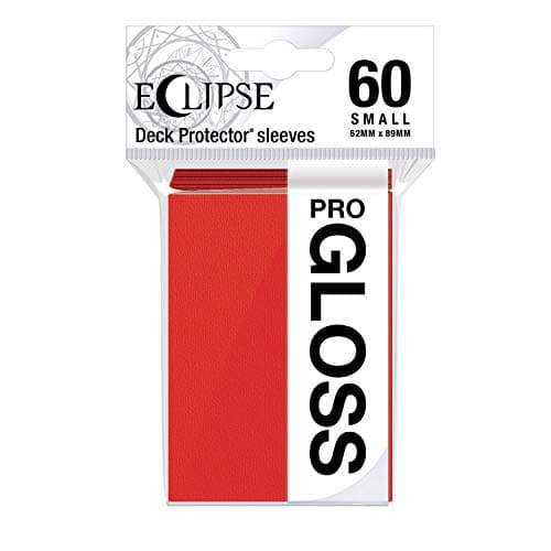 Image of Ultra Pro - Eclipse Gloss Small Sleeves 60 Pack - Apple Red, E-15628