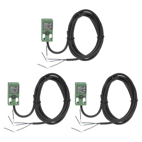 Image of sourcing map 3Pcs SN04-P Inductive Proximity Sensor, DC 6-36V 200mA PNP NO Normally Open Detection Approach Proximity Switch Detector 4mm 3 Wire for Industrial Automation,Green